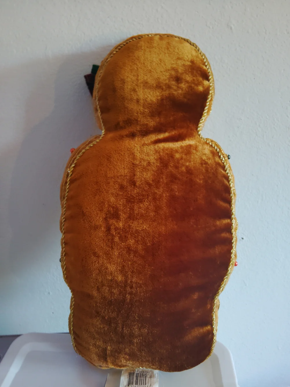 Vintage ITR Gingerbread Girl Holiday Plush/Pillow